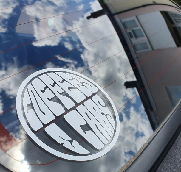 Coffees and Cars Sticker