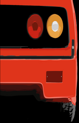 F40 (Italian Rear) Print