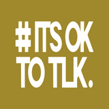 Stacked #IT'S OK TO TLK. Sticker