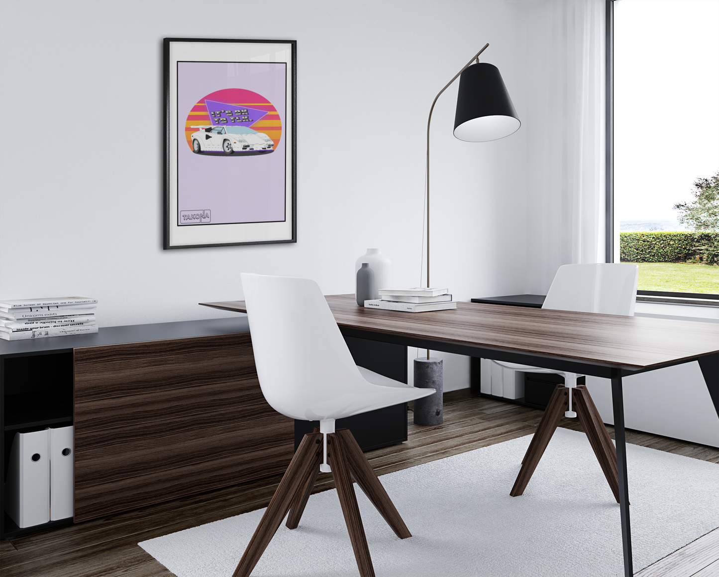 Takona 80's Passion Countach Art Print