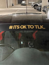 Takona #IT'S OK TO TLK. Sticker