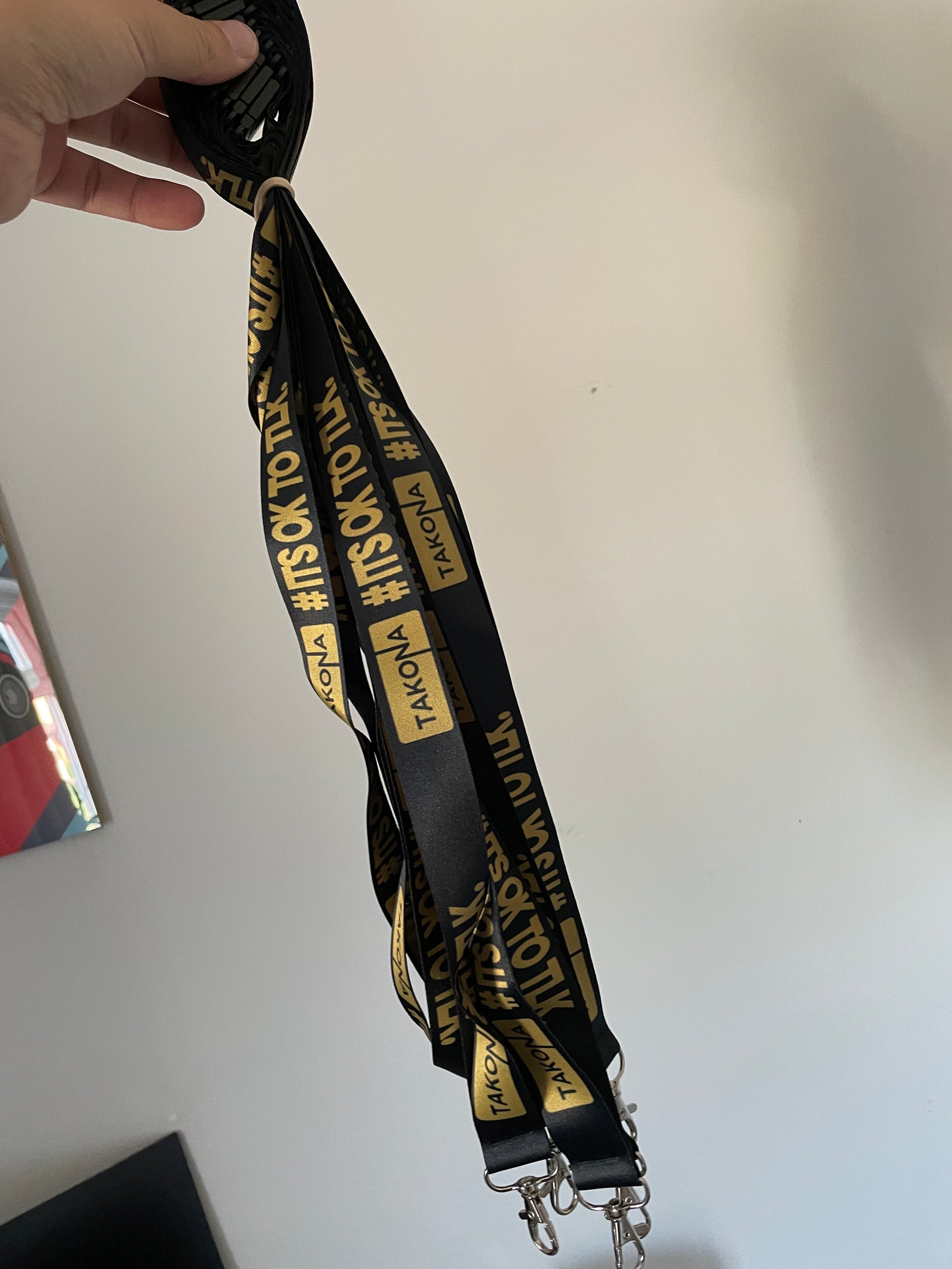 It’s Ok To Tlk lanyard