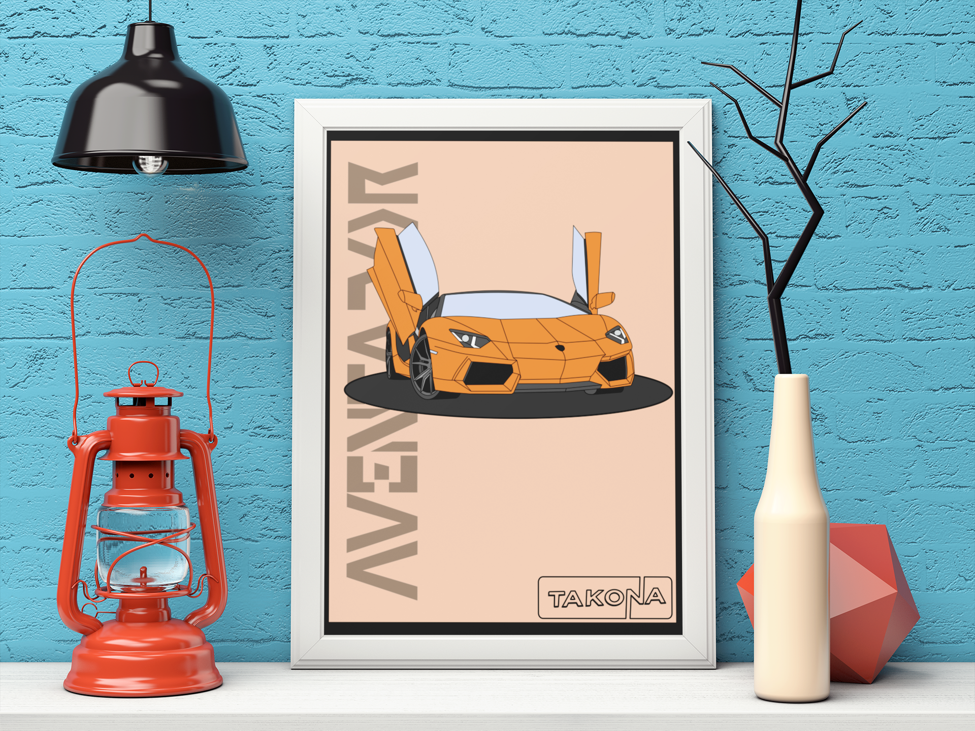 Aventador Art Print
